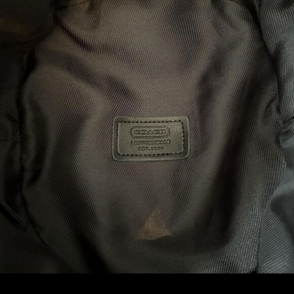 Coach Signature Black Bucket Hat - Picture 3 of 5